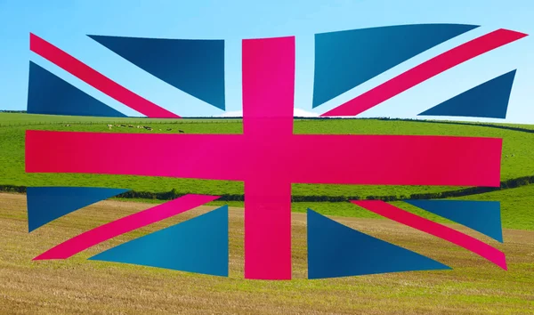 Union Jack Bandiera britannica — Foto Stock