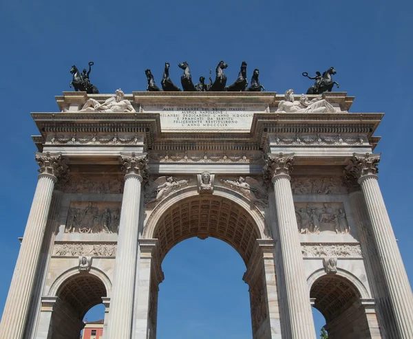 Arco della pace, Milánó — Stock Fotó