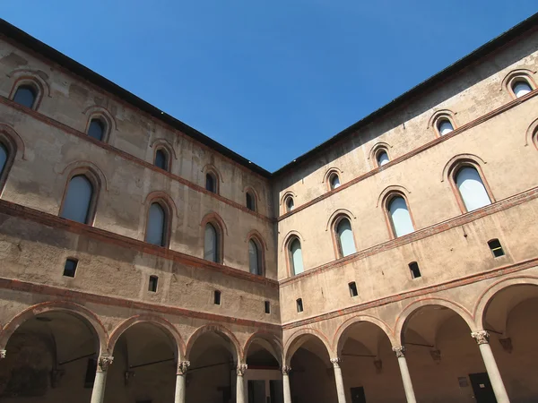 Castello sforzesco, Mediolan — Zdjęcie stockowe