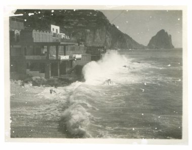 capri, Napoli, İtalya'nın eski fotoğraf