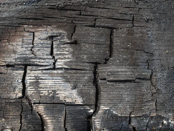Burned wood — Stock Photo, Image