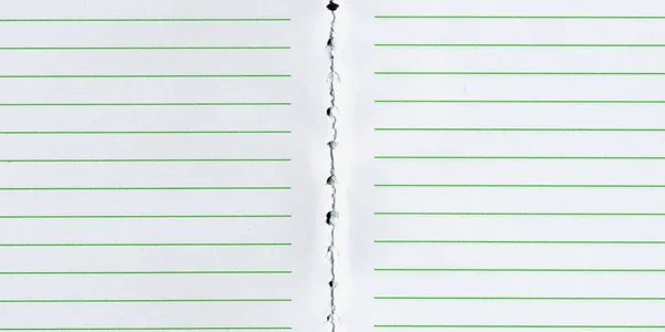 Cuaderno en blanco página — Foto de Stock