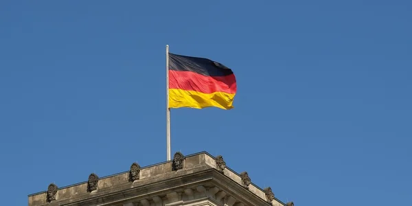 Γερμανική σημαία — Φωτογραφία Αρχείου