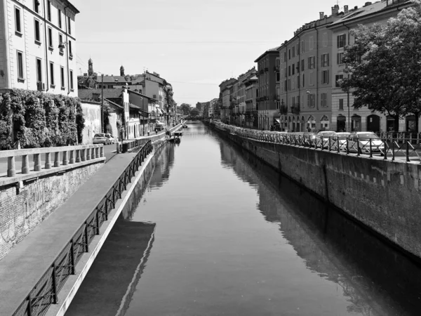 Naviglio Grande, Milano — Foto Stock