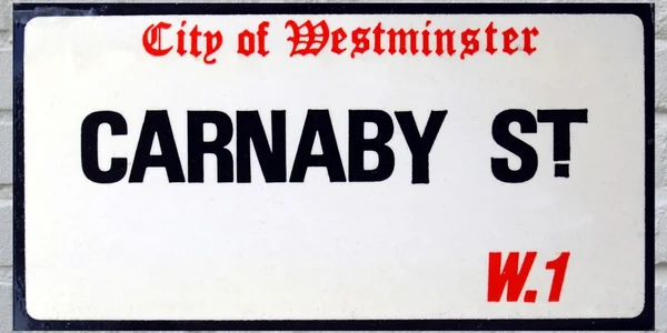 Carnaby Street sign — Stock Photo, Image