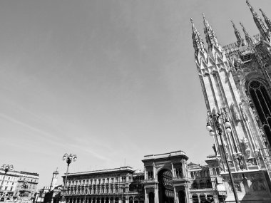 Piazza Duomo, Milan clipart