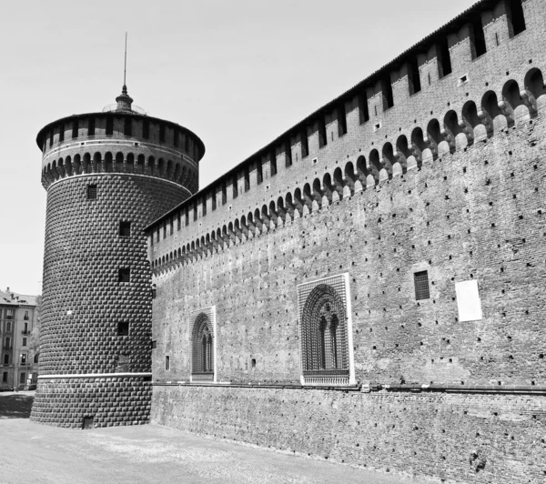 Castello Sforzesco, Milán — Foto de Stock