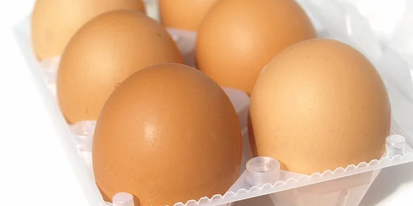Eier essen — Stockfoto
