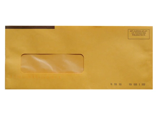 Лист конверт — стокове фото