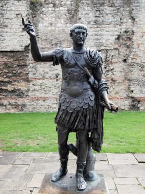 Emperor Trajan Statue clipart
