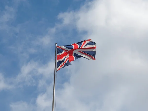 Vlag onder Britse vlag Rechtenvrije Stockfoto's