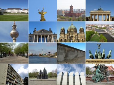 Berlin landmarks clipart