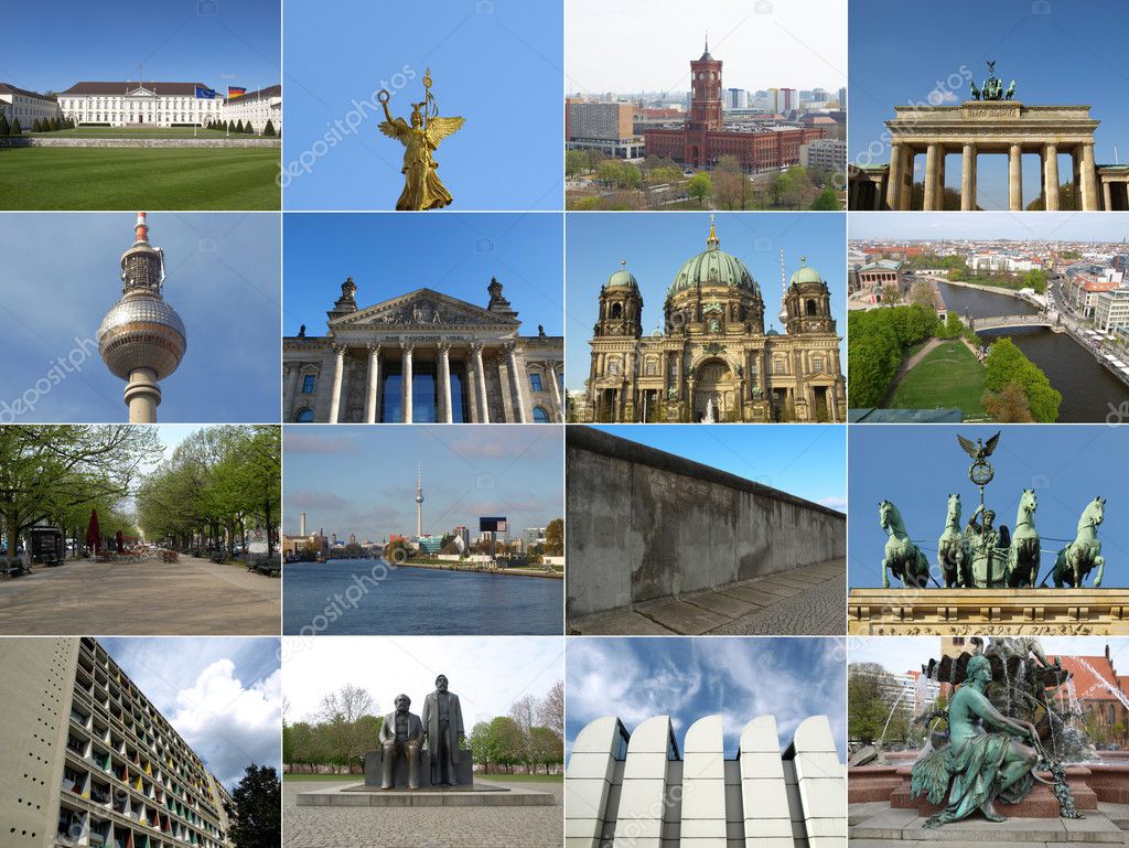 Berlin landmarks — Stock Photo © claudiodivizia #6318574