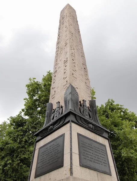 Obelisco egípcio, Londres — Fotografia de Stock