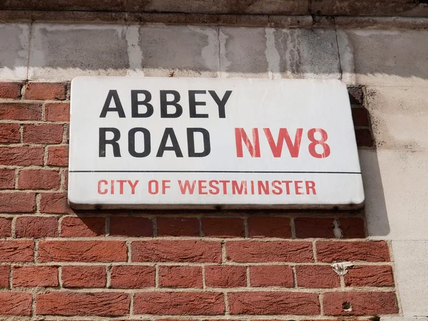 Abbey Road, Лондон, Великобритания — стоковое фото