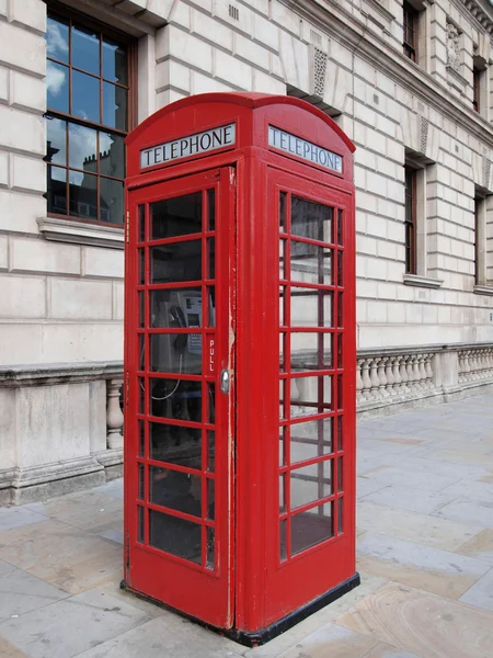 ロンドンの電話ボックス — ストック写真
