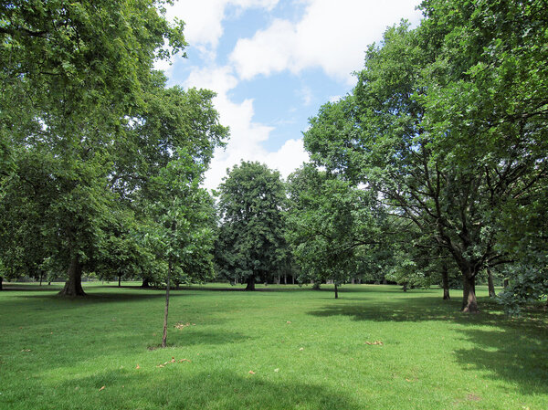 The Kensington Gardens and Hide Park, London, UK