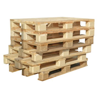 Pallets isolated clipart