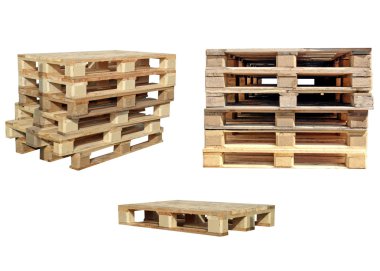 Pallets isolated clipart