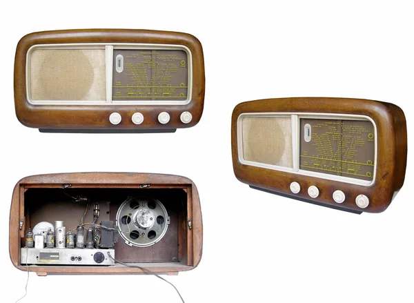 Velho sintonizador de rádio AM — Fotografia de Stock