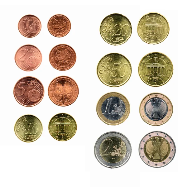 Монета евро — стоковое фото