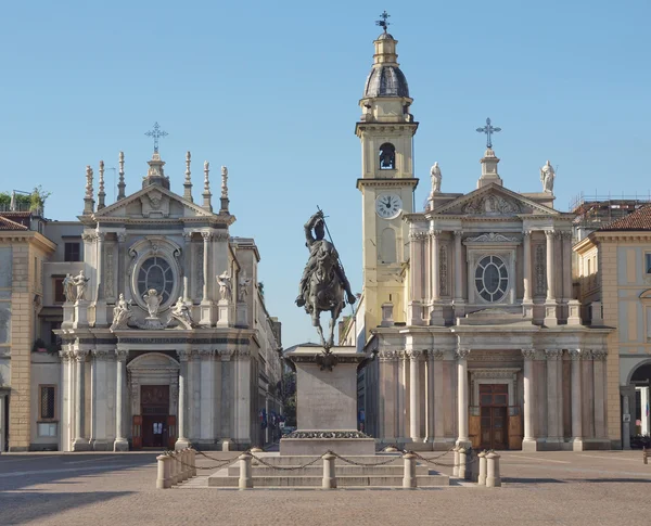 Церковь Санта-Кристина и Сан-Карло — стоковое фото