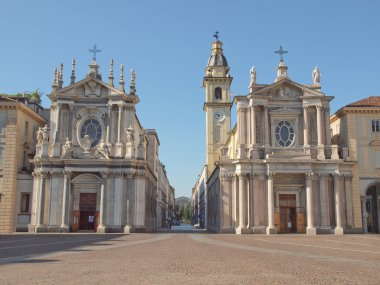 Santa Cristina and San Carlo church clipart