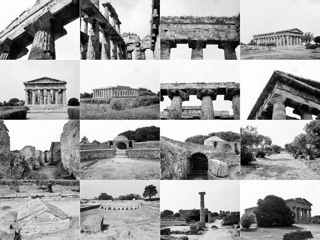 Paestum landmarks, Italy