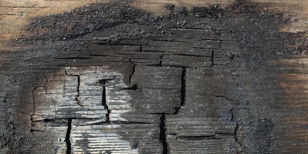 Verbrand hout — Stockfoto
