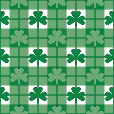 Shamrock Plaid clipart