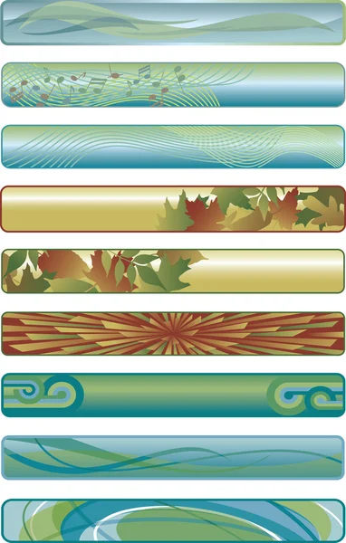 stock vector Assorted Web Banners