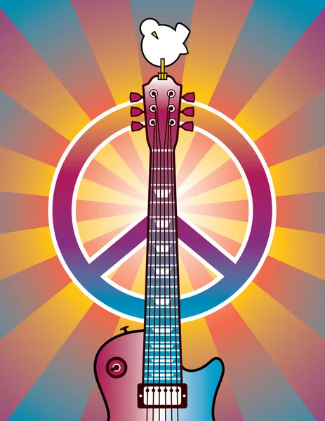 Hommage à Woodstock 2 — Image vectorielle
