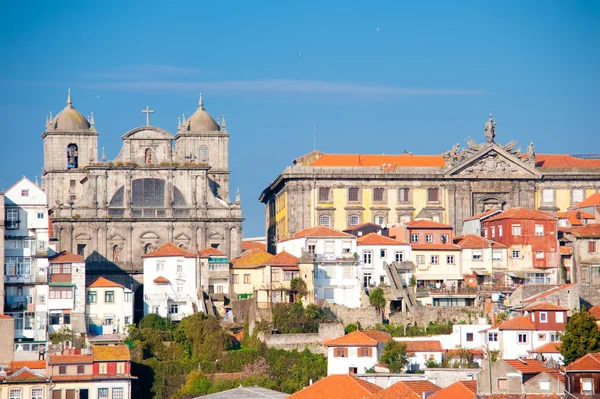 Старый центр Порту - португальская западная Европа, атлантическое побережье — стоковое фото