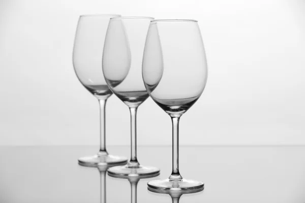 Stock image Empty wine glass