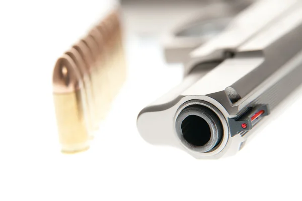 Weapon - Gun isolated on white background — Stock Photo, Image
