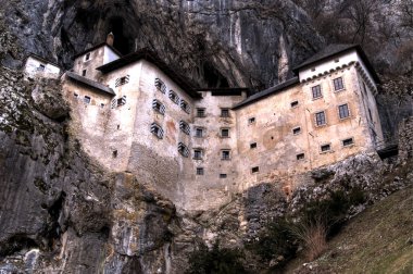 Predjama Castle in Postojna Cave, Slovenia clipart