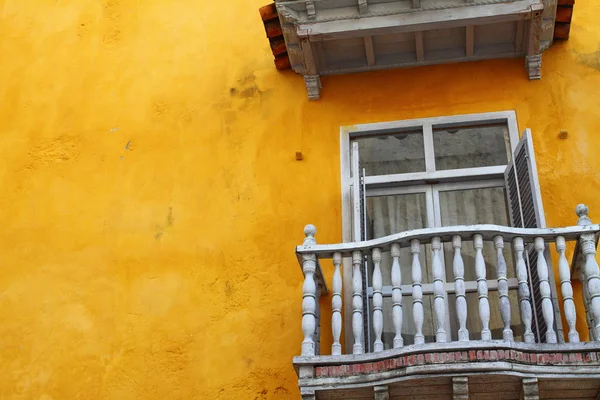 Maison coloniale espagnole. Cartagena de Indias, Colombie . — Photo