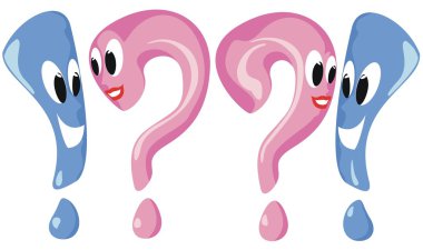 Punctuation marks clipart