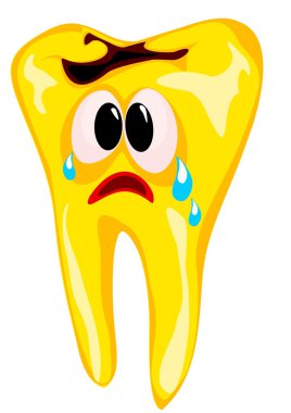 Tooth caries clipart