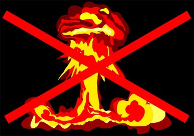 Nuclear explosion clipart