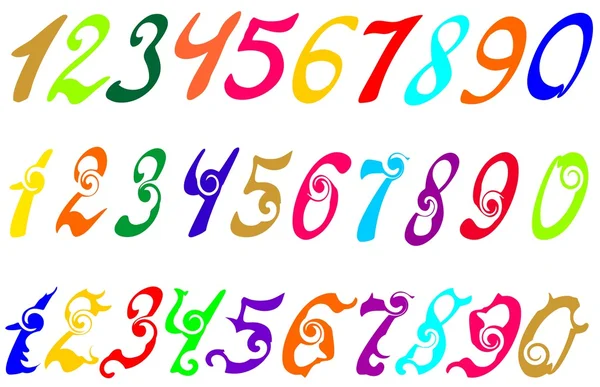 stock vector Numbers