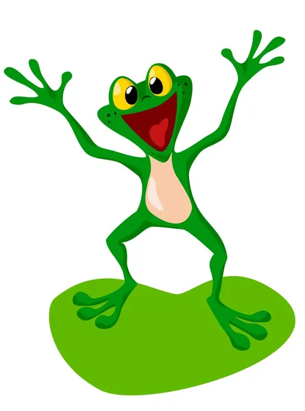 快乐青蛙 — 图库矢量图片#