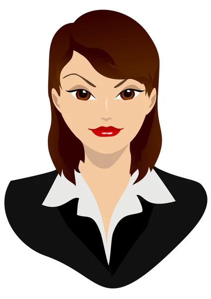 Vrouw (zakenvrouw) — Stockvector