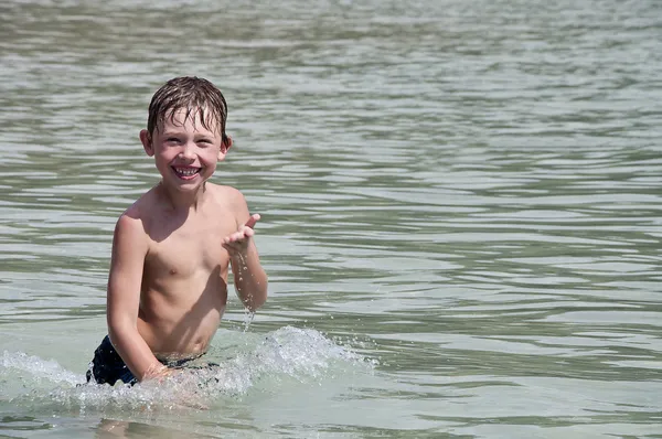 stock image The play in the sea