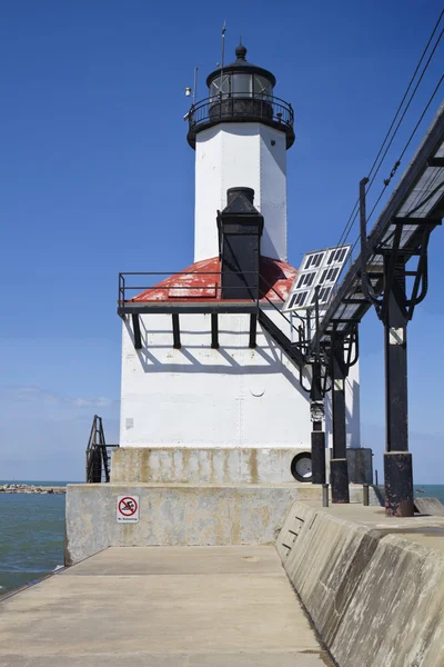 ミシガン シティの灯台 — ストック写真