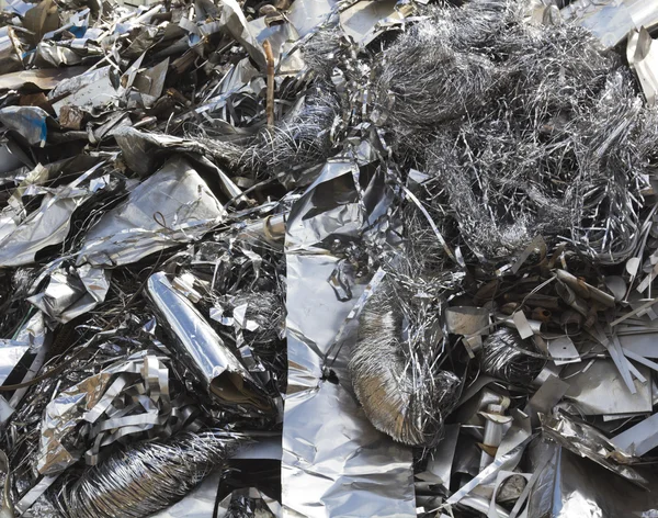 铝废料 — 图库照片