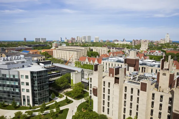 Кампус Чикагского университета — стоковое фото