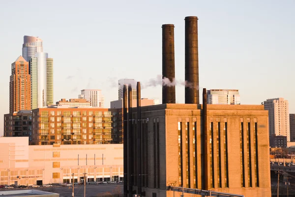 stock image Industrial Building in the center of South Loop