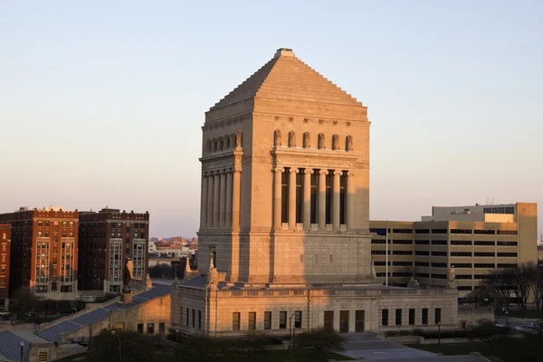 Světové války památník Indiana — Stock fotografie