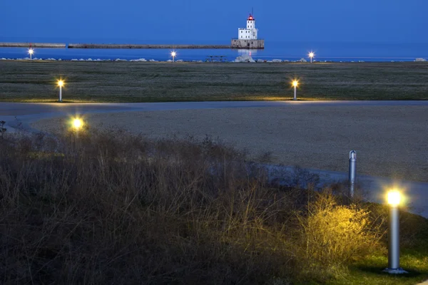 Milwaukee Harbor Lighthouse — Stock Photo, Image